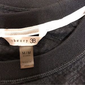 Theory 38 Textured Mesh Fitness Sweater